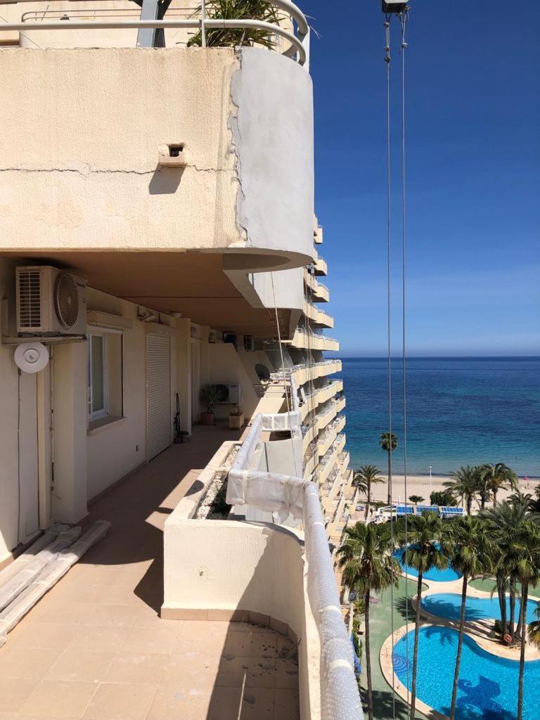 Apartamento Turmaplaya 41 al mar con parking privado Calpe Exterior foto