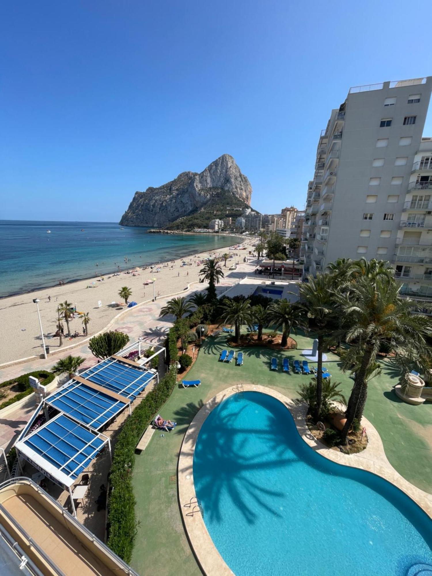 Apartamento Turmaplaya 41 al mar con parking privado Calpe Exterior foto