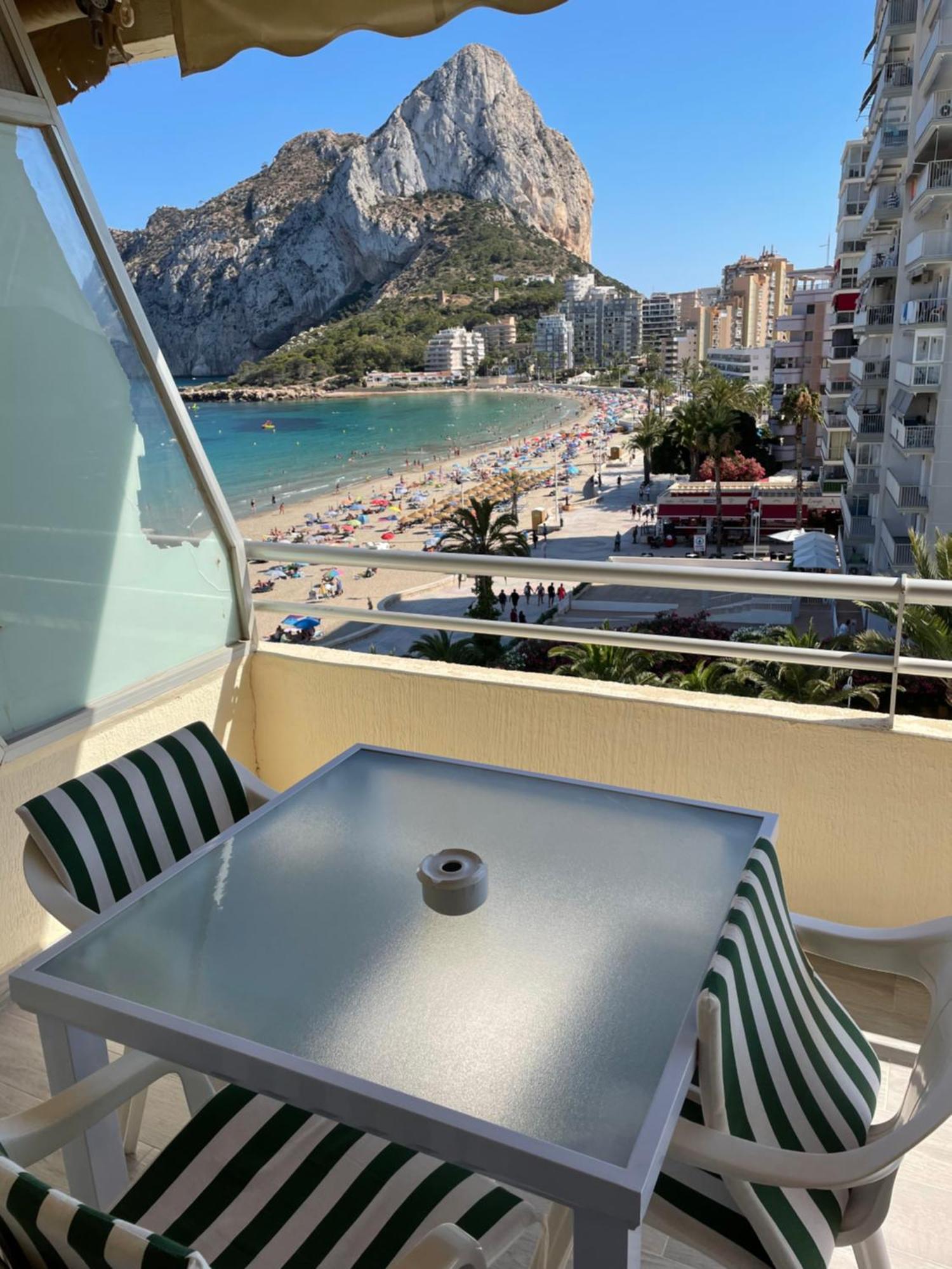 Apartamento Turmaplaya 41 al mar con parking privado Calpe Exterior foto