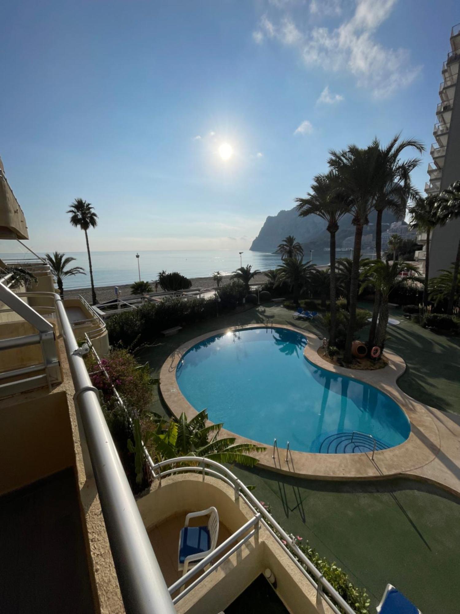 Apartamento Turmaplaya 41 al mar con parking privado Calpe Exterior foto