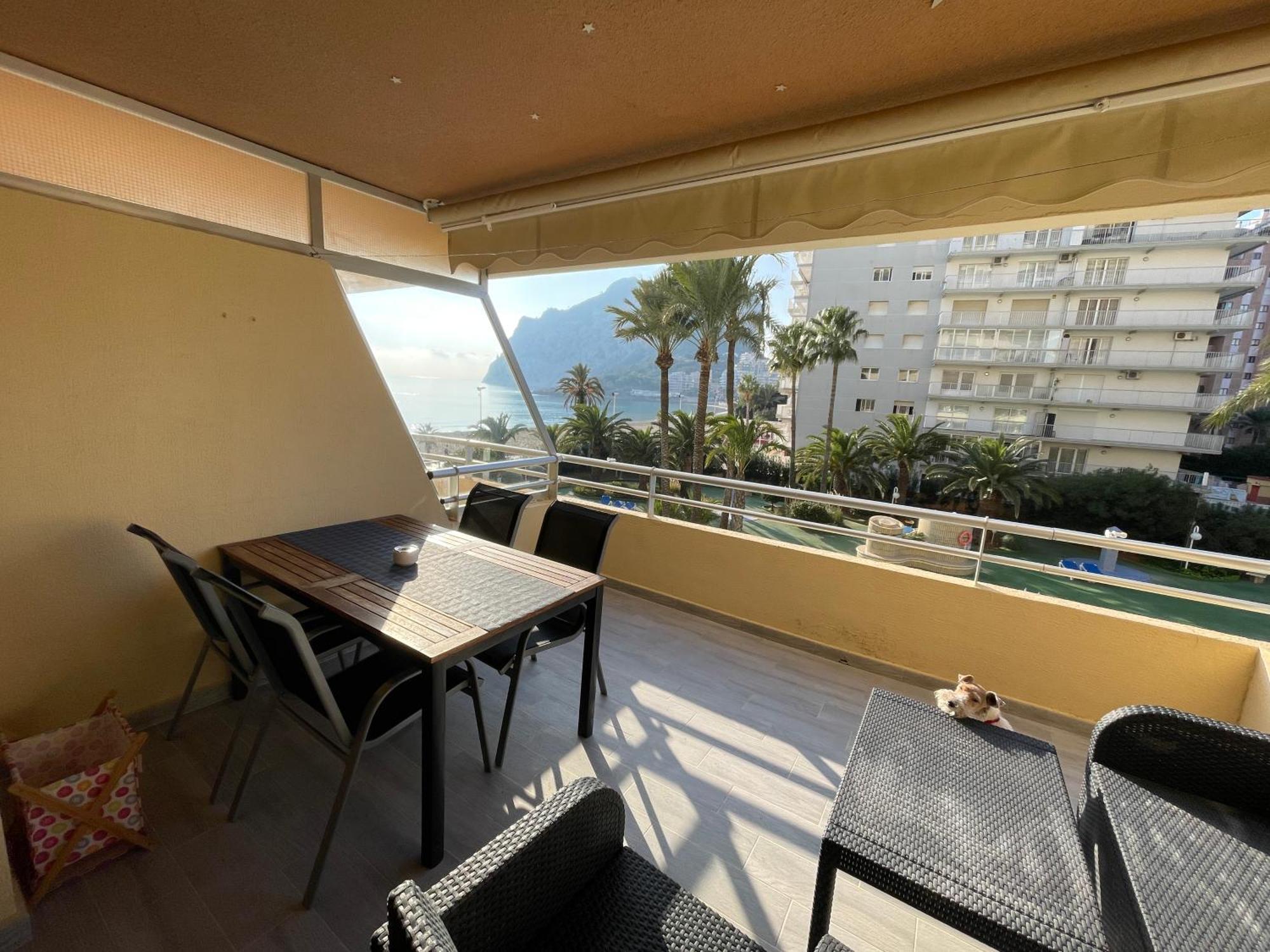 Apartamento Turmaplaya 41 al mar con parking privado Calpe Habitación foto